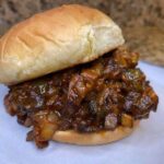 Portobello mushroom sloppy joe