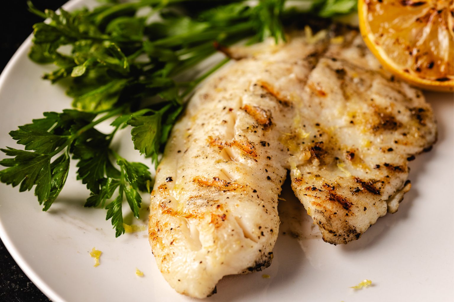 Grilled Tilapia with Lemon and Garlic