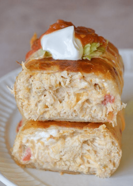 Keto Chicken Chimichanga