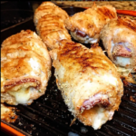 Chicken Cordon Bleu Roll-Ups recipe