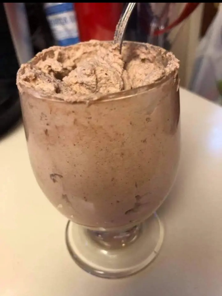 keto choclate frosty