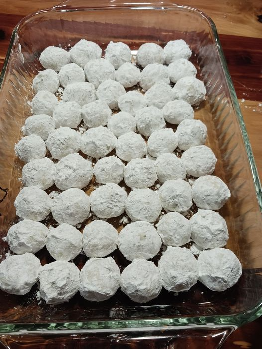 Keto Buttery Pecan Snowball Cookies