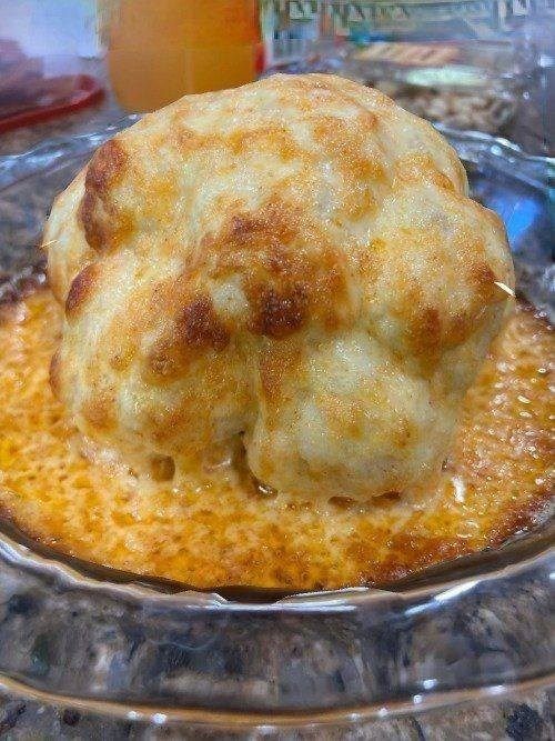 Keto Cheesy Baked Cauliflower