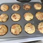 Pineapple coconut oatmeal muffins