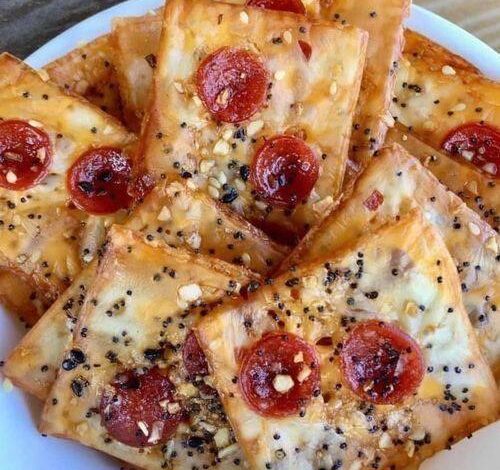 Home Made Pizza Chips