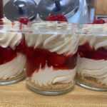 Cherry Cheesecake Jars