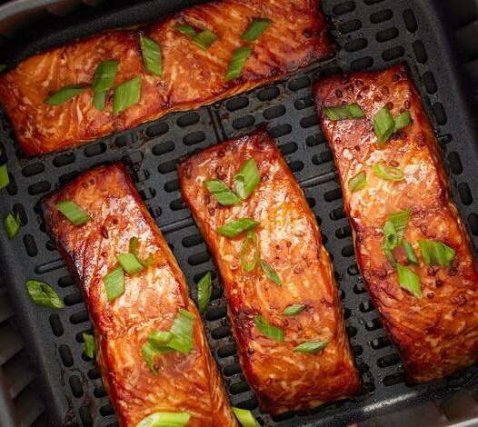 Marinated Air Fryer Salmon