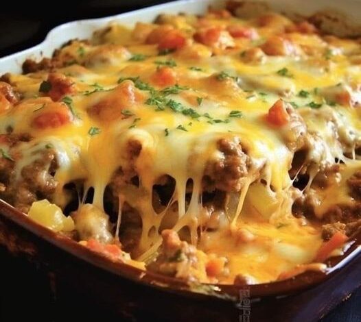 LOADED MAC & CHEESE CASSEROLE