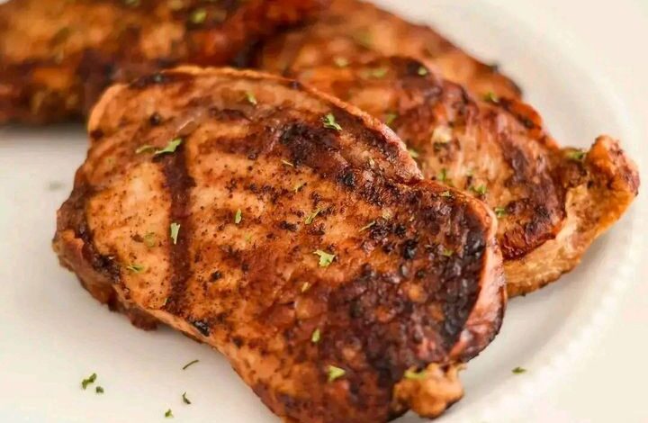 Air fryer pork chops