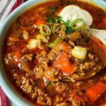 Cheesy Keto Taco Soup