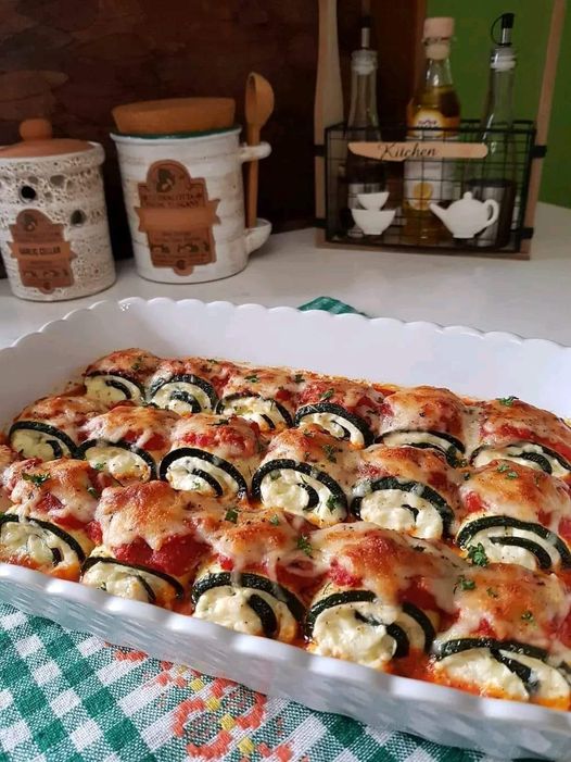 Weight Watchers Zucchini Ricotta Roll Ups