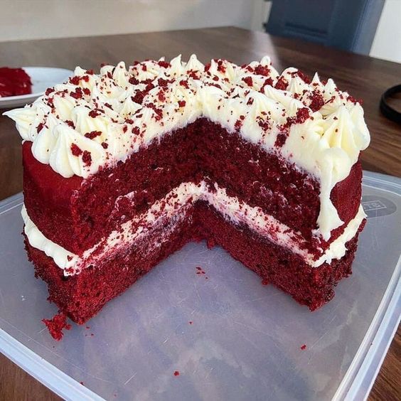 air fryer red velvet cake