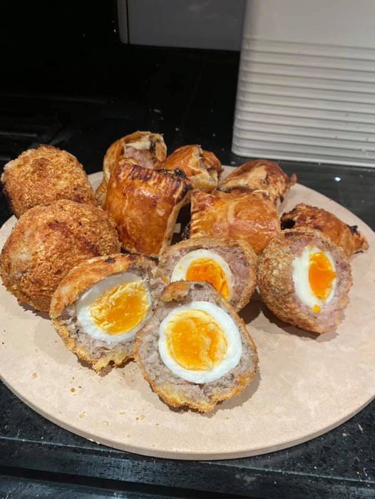 Air fryer Scotch eggs