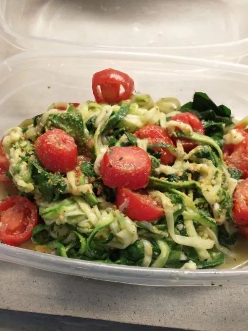 Vegan Zucchini Pesto Pasta