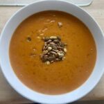 Smokey spiced lentil and red pepper soup