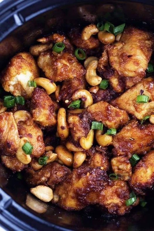 Air Fryer Cashew Chicken