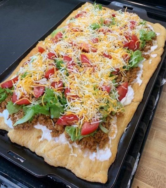 HEALTHY TACO PIZZA