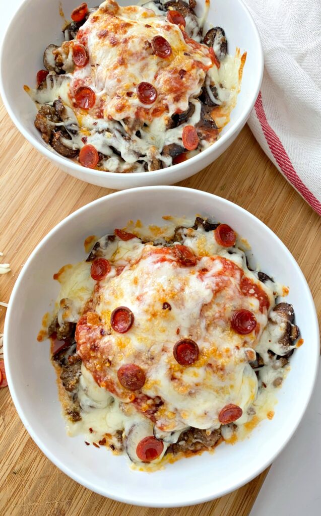 Keto Pizza In A Bowl