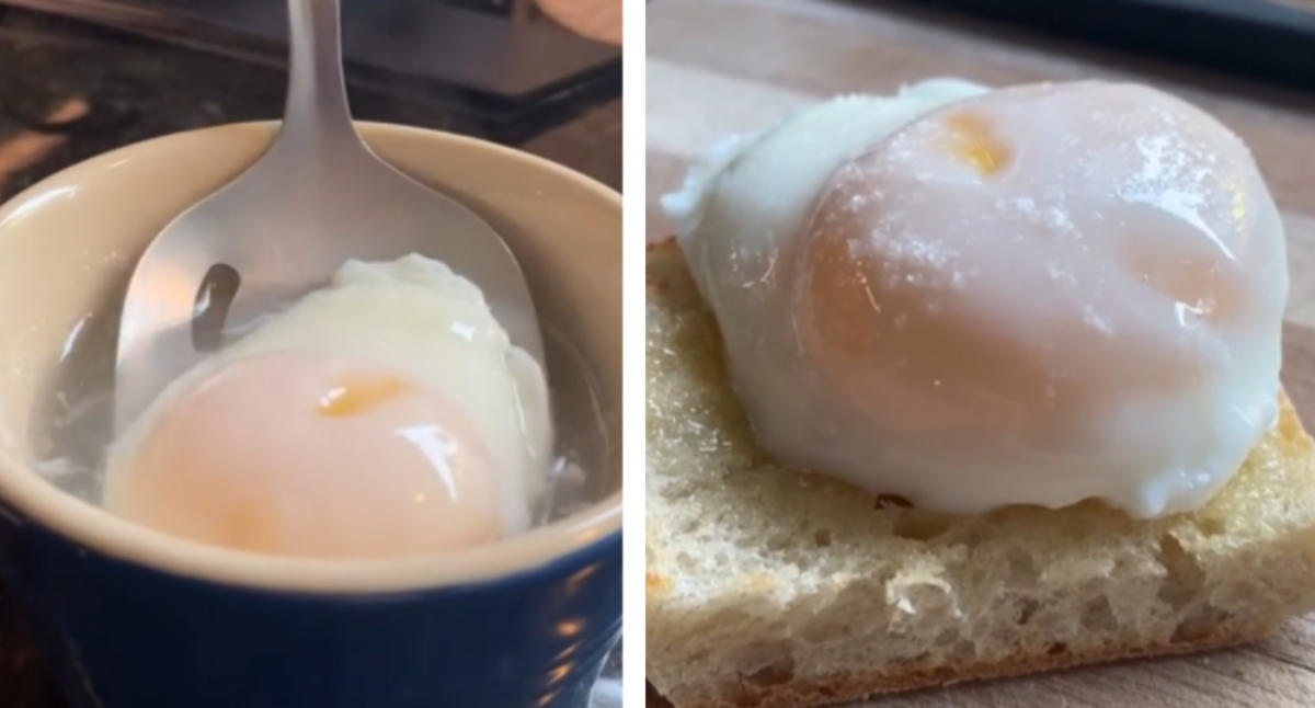 Air fryer poached eggs are a game changer