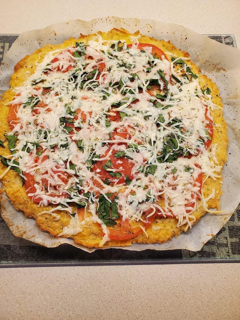 Weight watchers  chicken crust pizza