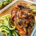 Keto Creamy Tuscan Chicken and Zoodles