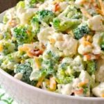 LOW CARB BROCCOLI SALAD WITH BACON