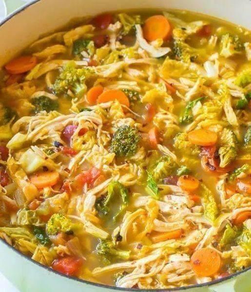 DETOX KETO SOUTHWEST CHICKEN SOUP😎