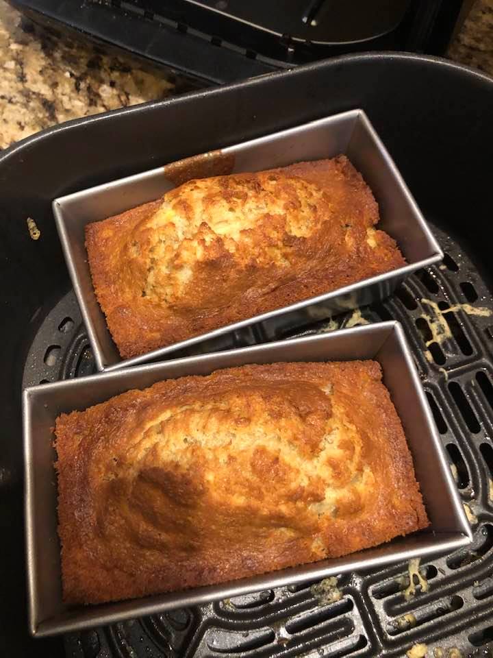 air fryer banana bread