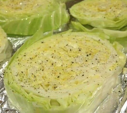 Keto Roasted Cabbage Steaks