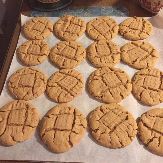 One Point Peanut Butter Cookies