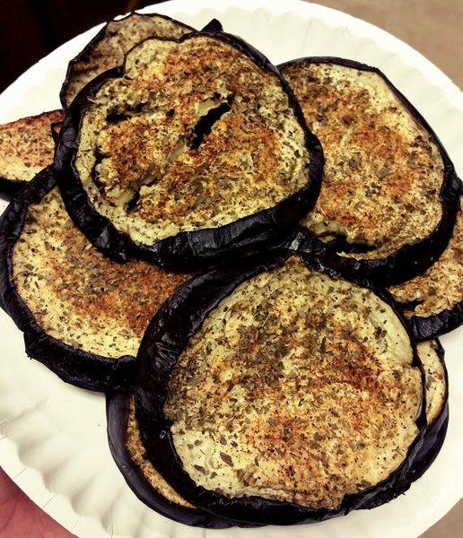 Vegan Garlic Eggplant