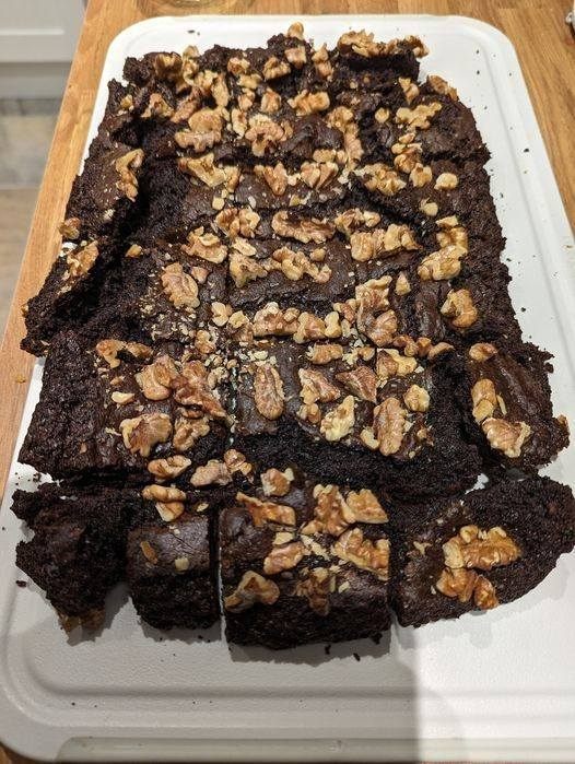 Vegan fudge brownies