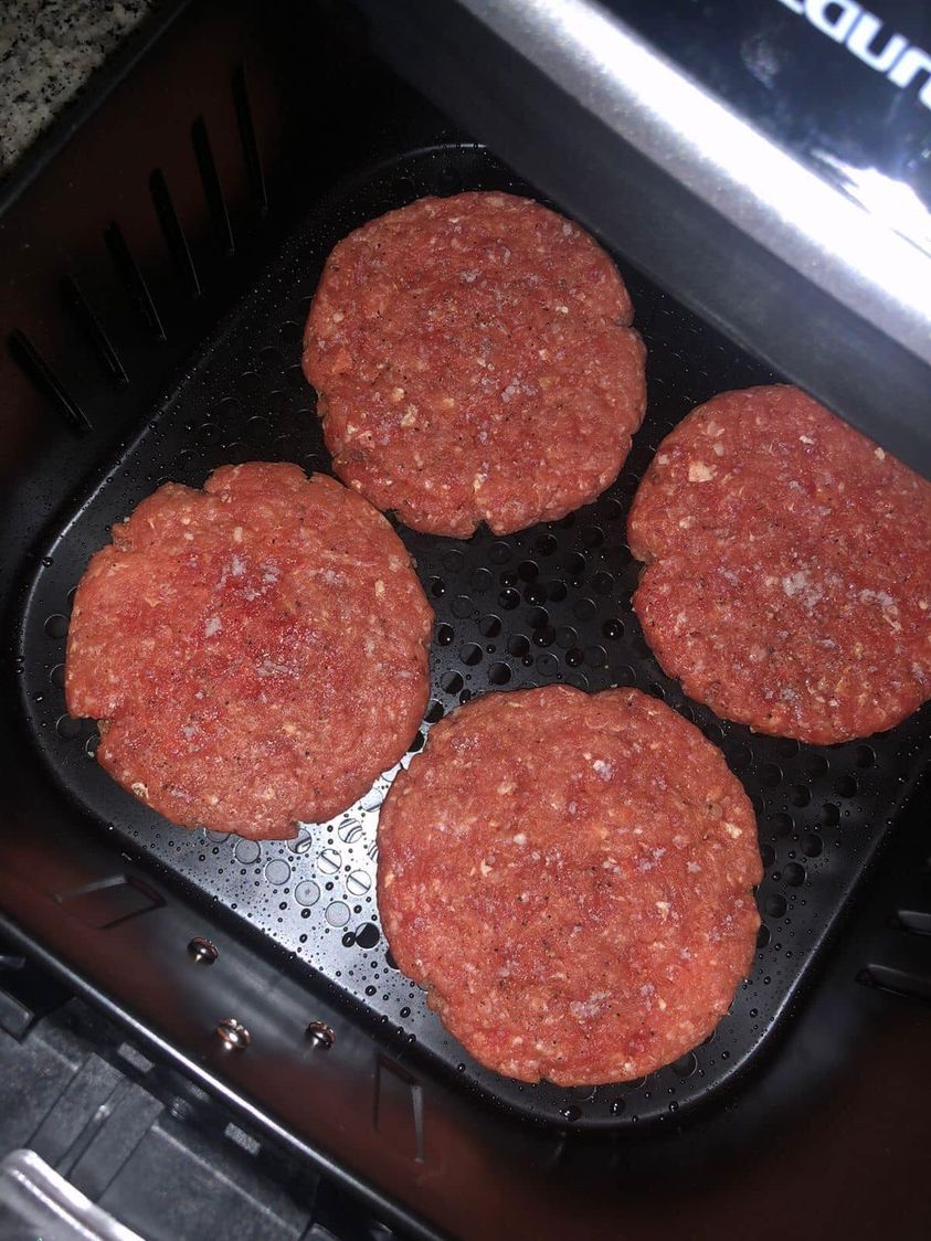 Air Fryer Burgers Recipe