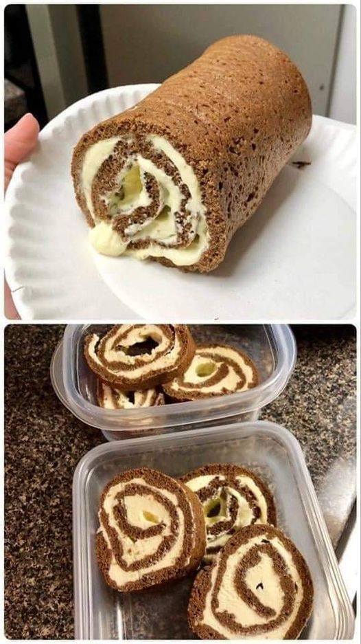 Keto Chocolate Roll Cake😎