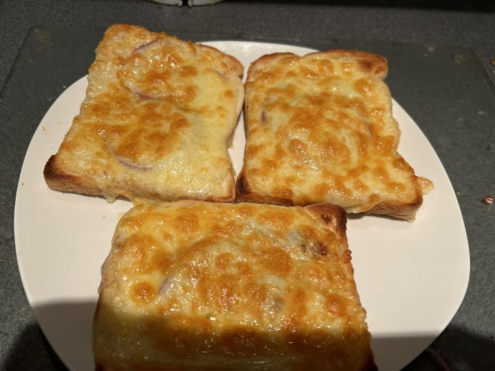 Cheese & Red Onion on Toast