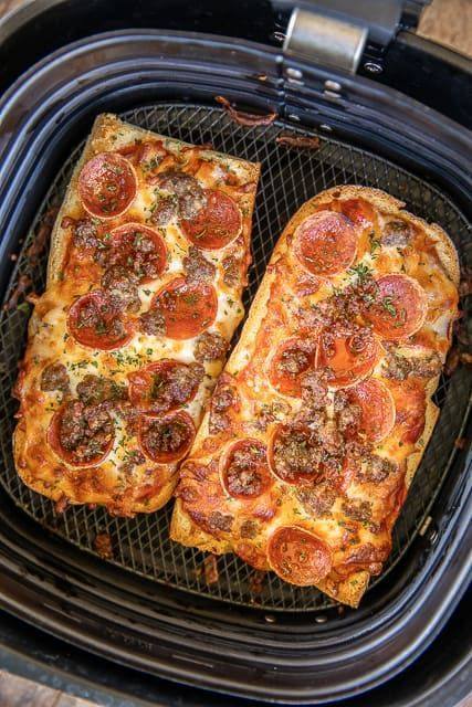 Air Fryer French Bread Pizza