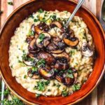 Creamy Mushroom Vegann Risotto