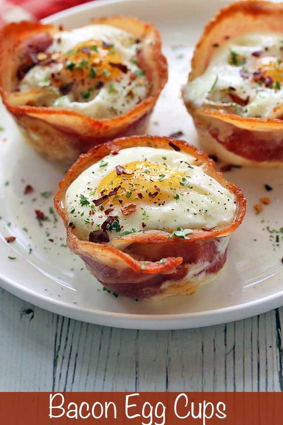 BACON EGG CUPS