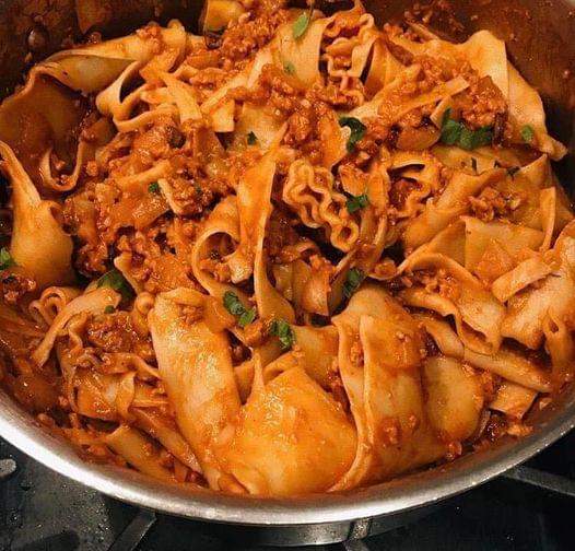 Vegan Bolognese with Beyond Meat