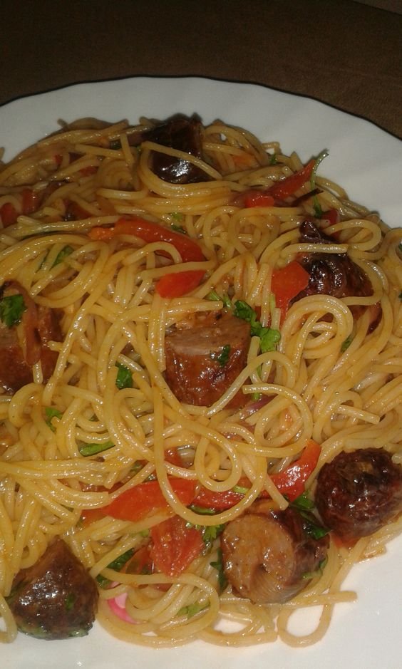 FRIED SPAGHETTI SAUSAGES RECIPE