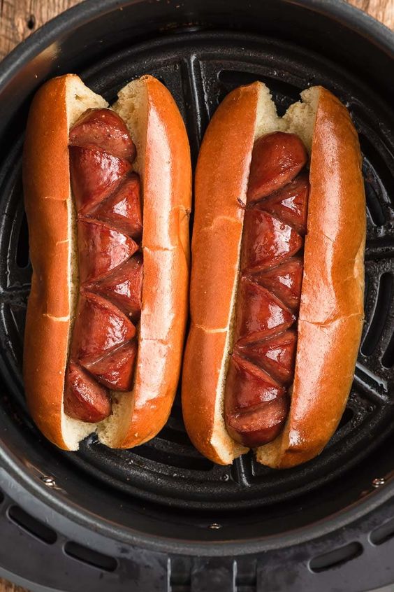 Air Fryer Hot Dogs