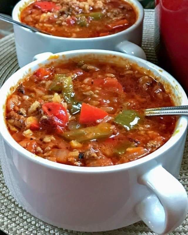 Stuffed Pepper Soup😎