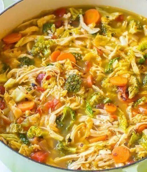 DETOX KETO SOUTHWEST CHICKEN SOUP