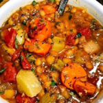 Veggie Lentil Soup (Instant Pot)😎