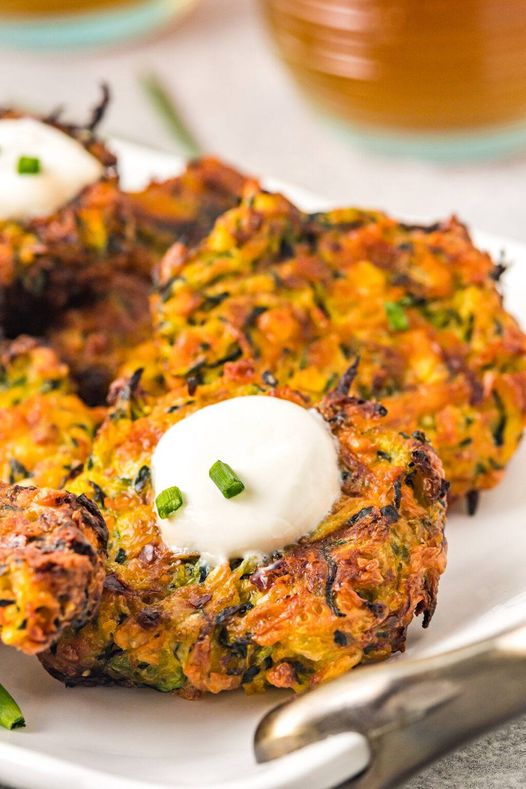 Air Fryer Zucchini Fritters