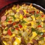 Cheese Potato & Smoked Sausage Casserole😎