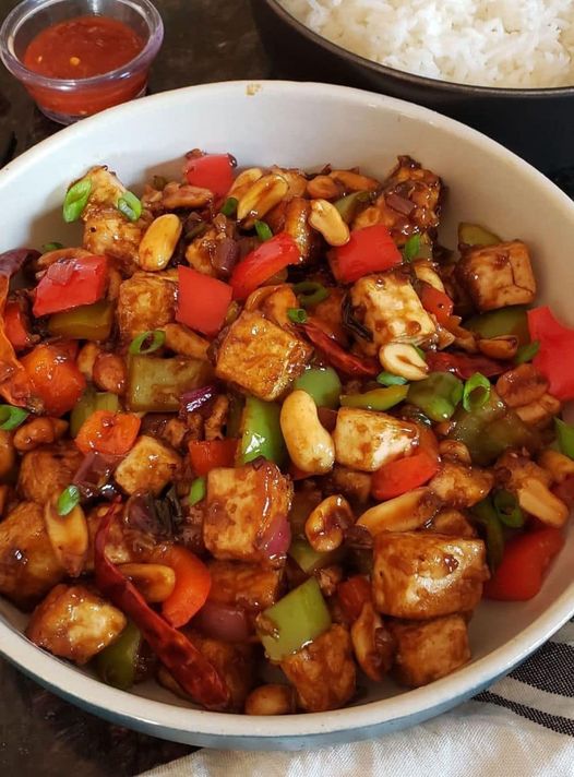 Vegan Kung Pao Tofu