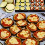 Vegan mini eggplant pizzas