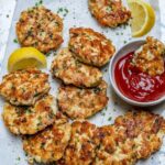 Weight Watchers Cheesy chicken fritters