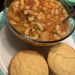 VEGAN WHITE BEAN MINESTRONE & CORNBREAD MUFFINS